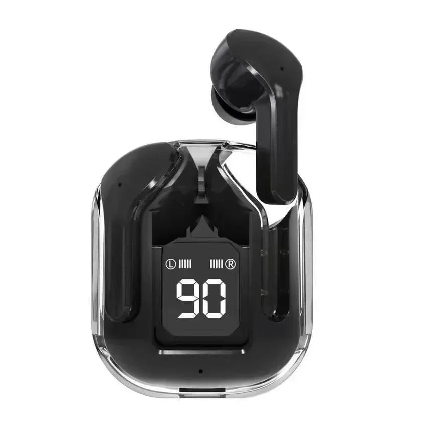 HK3 TWS Bluetooth Wireless Earbuds, HIFI Transparent Earbuds, LED Power Supply Digital Display Stereo,Suitable for Xiaomi Iphone